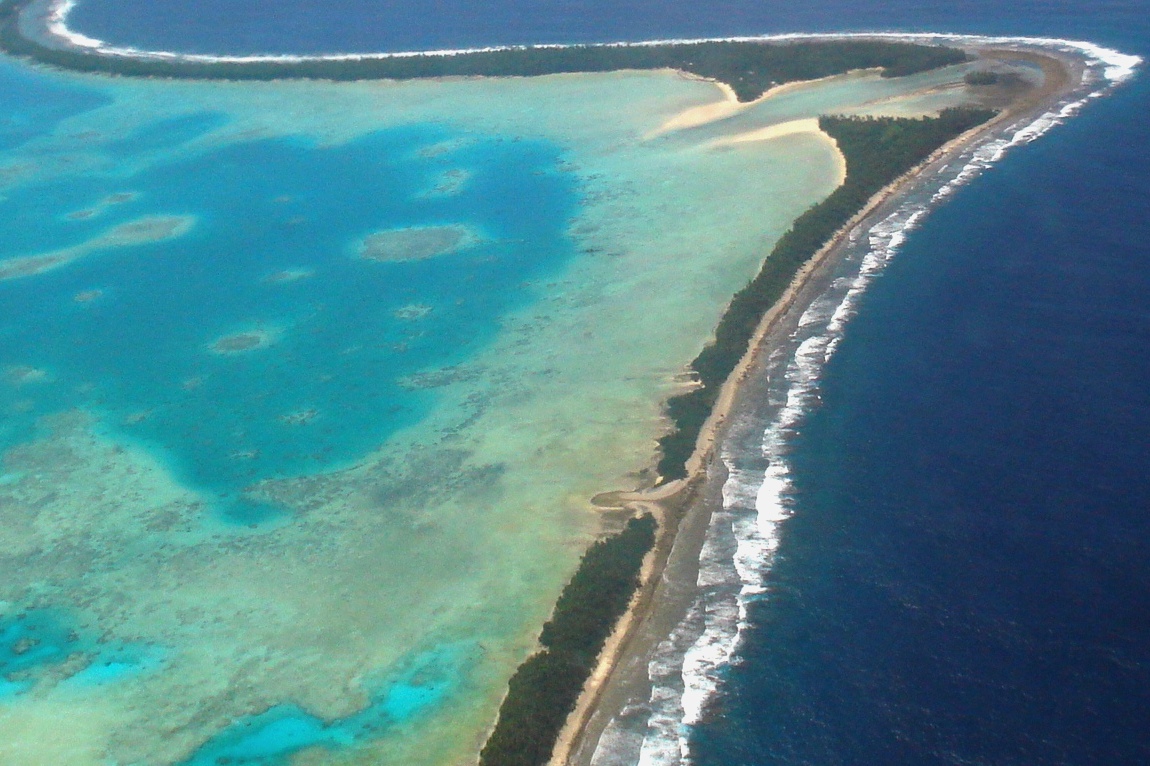 Island aerial view